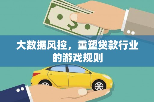 隆安大数据风控，重塑贷款行业的游戏规则
