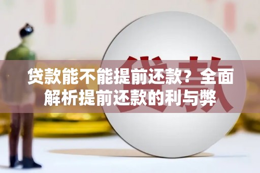隆安贷款能不能提前还款？全面解析提前还款的利与弊