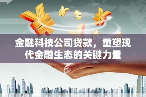 隆安金融科技公司贷款，重塑现代金融生态的关键力量